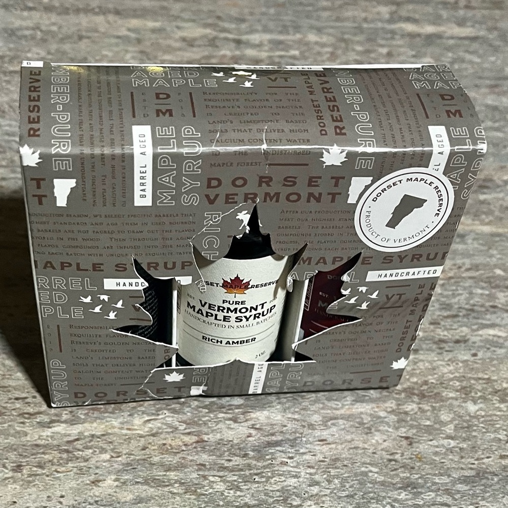 NIB Dorset Maple Syrup Reserve trio set